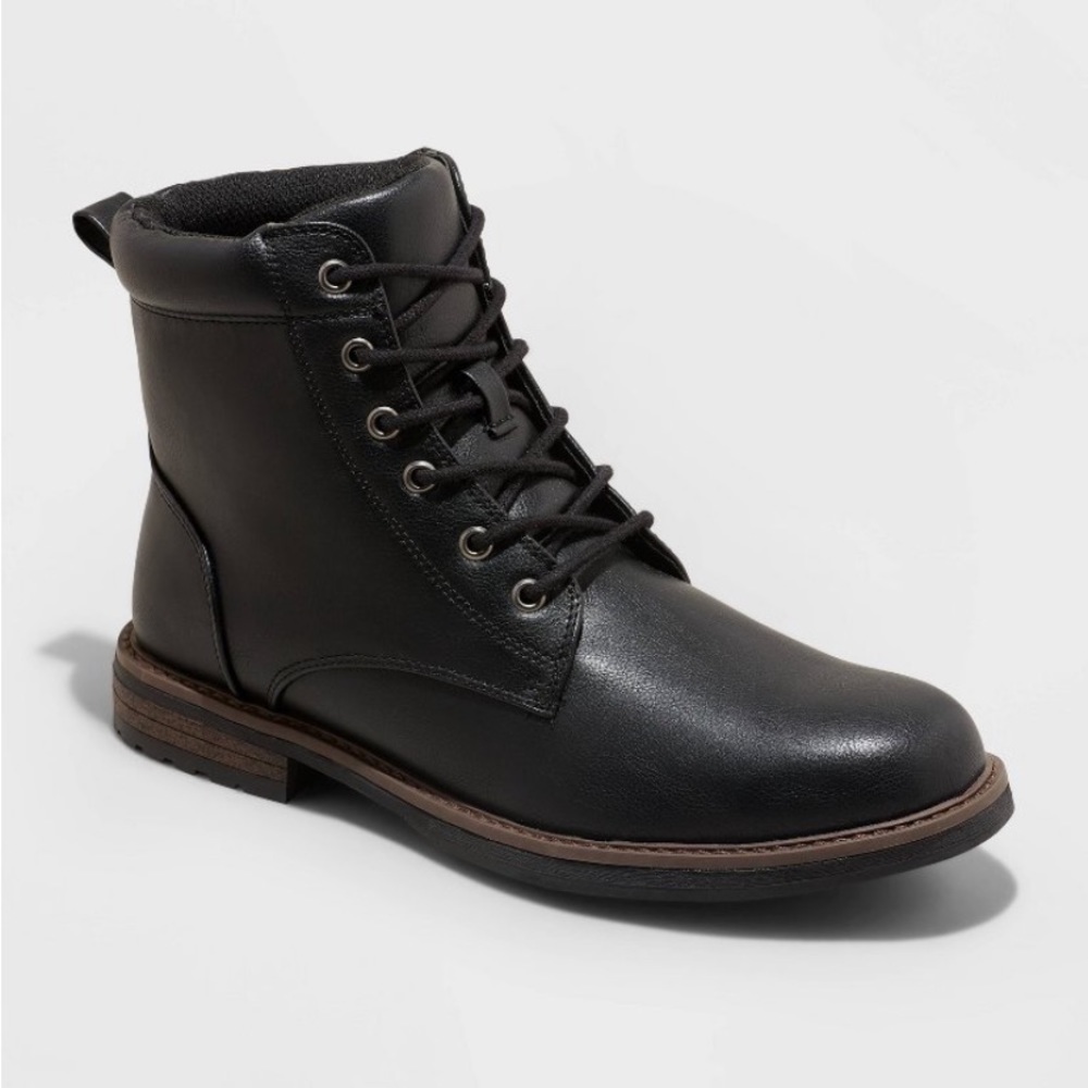Men's Jeffrey Lug Combat Boots -
Goodfellow & Co nwt